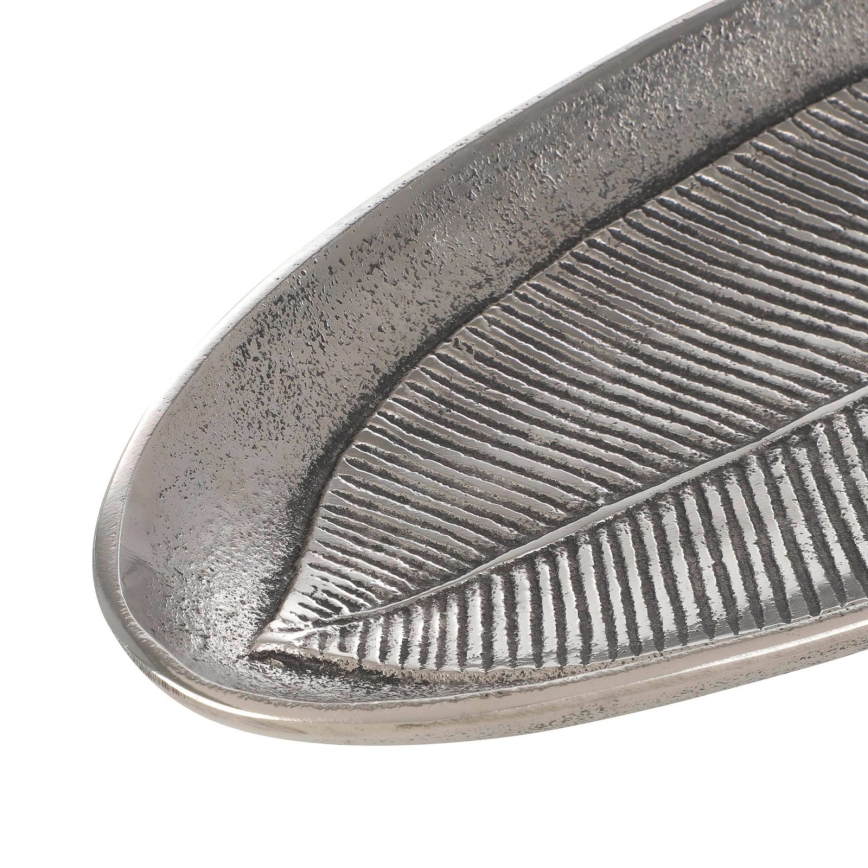 Eglo - Koristetarjotin 16,5x54 cm hopea