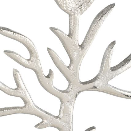 Eglo - Metallinen koriste 32x19 cm hopea