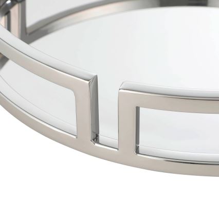 Eglo - Koristetarjotin halkaisija 38 cm kiiltävä kromi