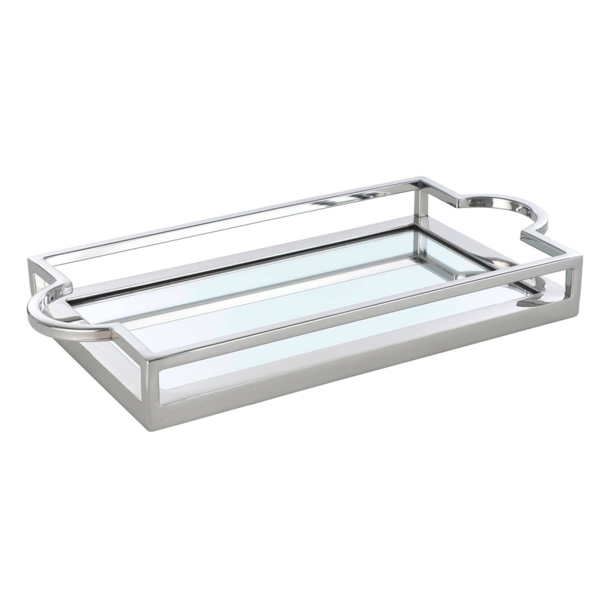 Eglo - Koristetarjotin 23x45 cm kiiltävä kromi