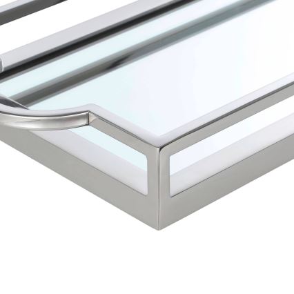 Eglo - Koristetarjotin 23x45 cm kiiltävä kromi