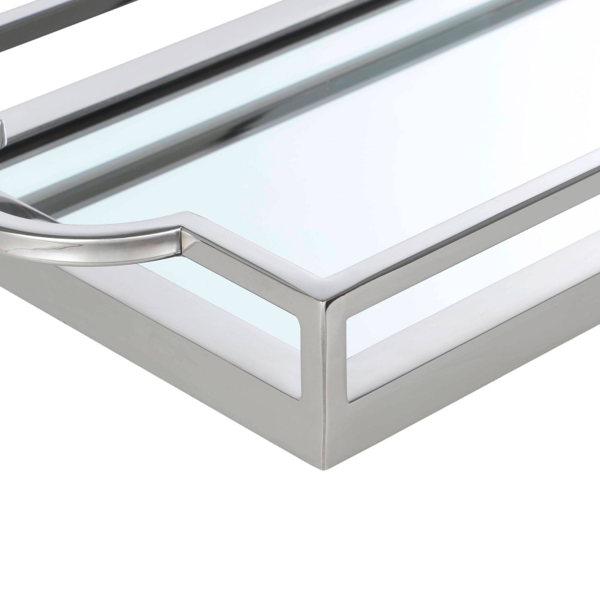 Eglo - Koristetarjotin 23x45 cm kiiltävä kromi