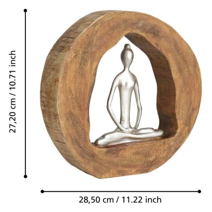 Eglo - Koriste 27,2x28,5 cm puu/hartsi