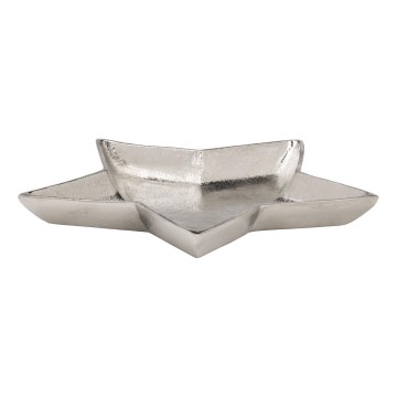 Eglo 427425 - Koristeellinen tarjotin AMBOLOSY 30x32 cm hopeanvärinen