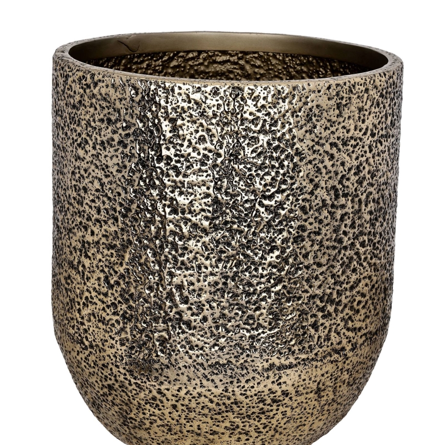 Eglo - Metallinen kukkaruukku 50x42 cm kulta