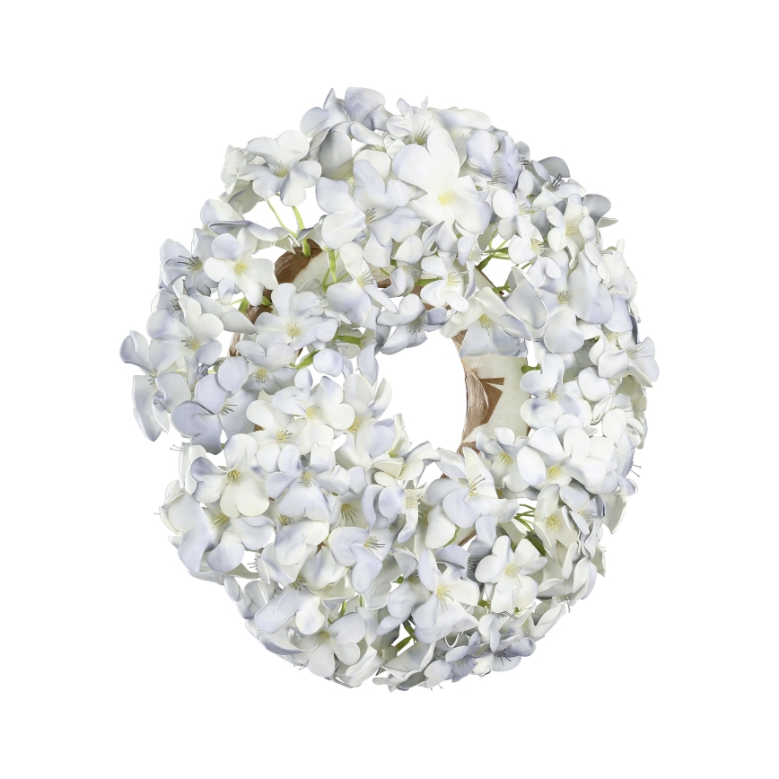 Eglo - Keinotekoinen kukkaseppele halkaisija 35 cm sininen