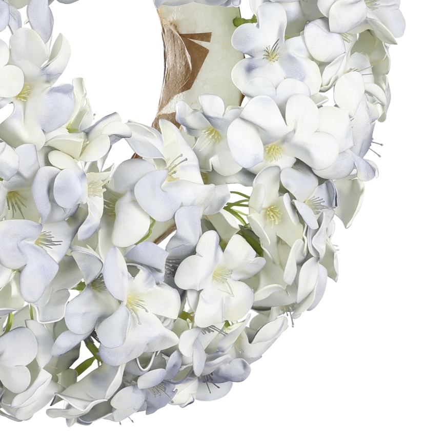 Eglo - Keinotekoinen kukkaseppele halkaisija 35 cm sininen