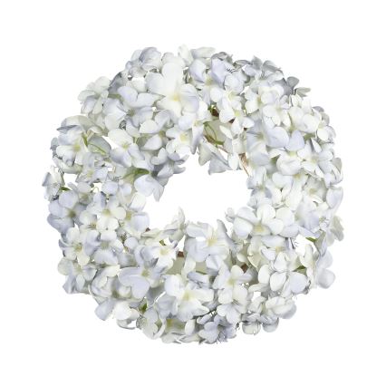 Eglo - Keinotekoinen kukkaseppele halkaisija 35 cm sininen