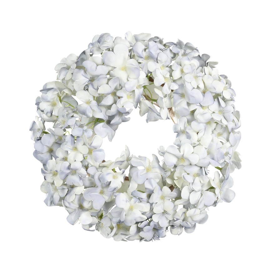 Eglo - Keinotekoinen kukkaseppele halkaisija 35 cm sininen