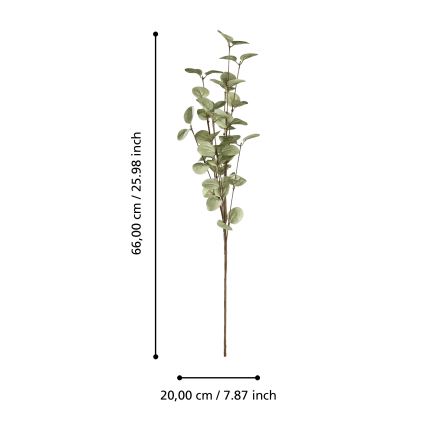 Eglo - Tekokukka 66 cm vihreä