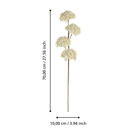 Eglo - Tekokukka 70 cm keltainen
