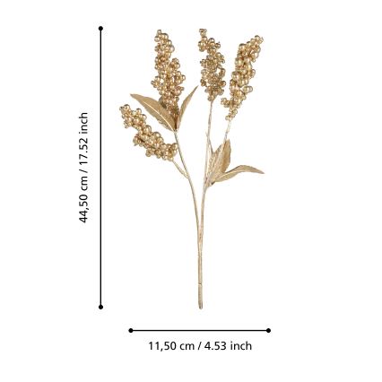 Eglo - Tekokukka 44,5 cm kulta