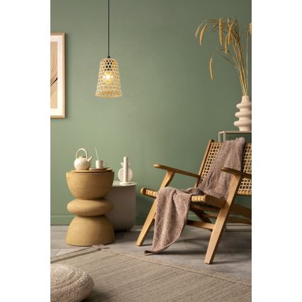 Eglo 43252 - Kattokruunu narulla CLAVERDON 1xE27/40W/230V halkaisija 180mm