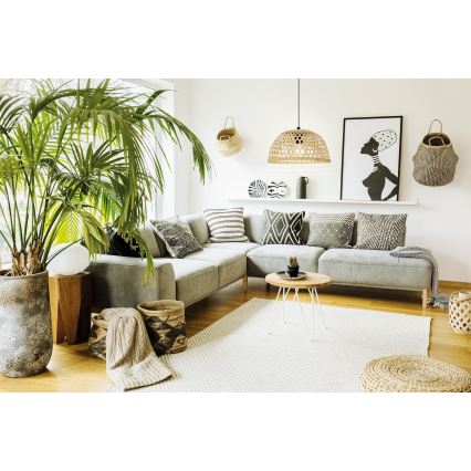 Eglo 43253 - Kattokruunu narulla CLAVERDON 1xE27/40W/230V halkaisija 370mm