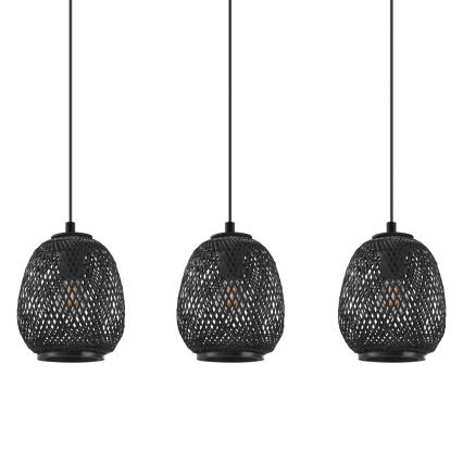 Eglo 43266 - Kattokruunu narulla DEMBLEBY 1 3xE27/40W/230V