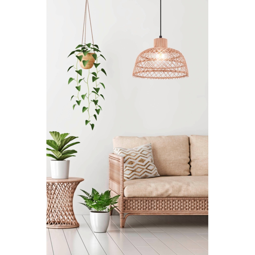 Eglo 43285 - Kattokruunu narulla AUSNBY 1xE27/40W/230V