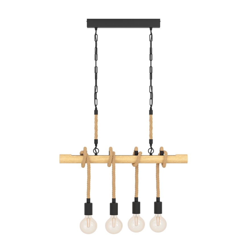 Eglo 43318 - YOUNGSTOWN ketjukiinnitteinen kattokruunu 4xE27/40W/230V