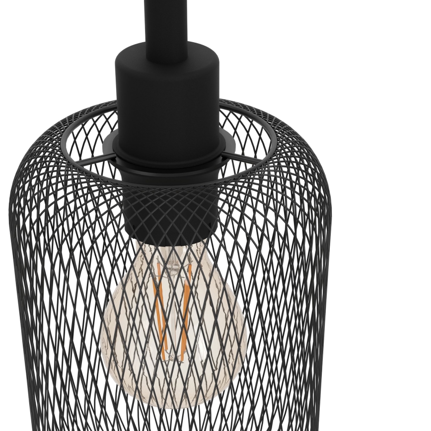 Eglo 43333 - Kattokruunu narulla WRINGTON 3xE27/60W/230V