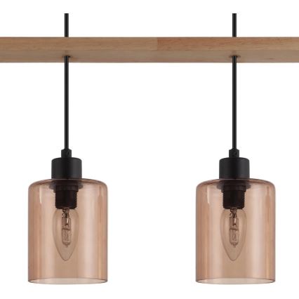 Eglo 43368 - Kattokruunu narulla COOLMONT 4xE14/40W/230V