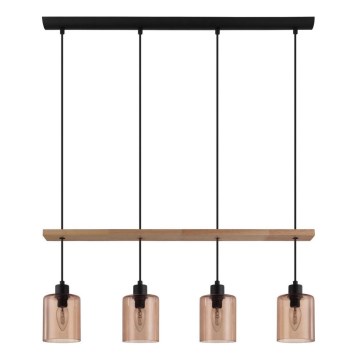 Eglo 43368 - Riippuvalaisin vaijerilla COOLMONT 4xE14/40W/230V