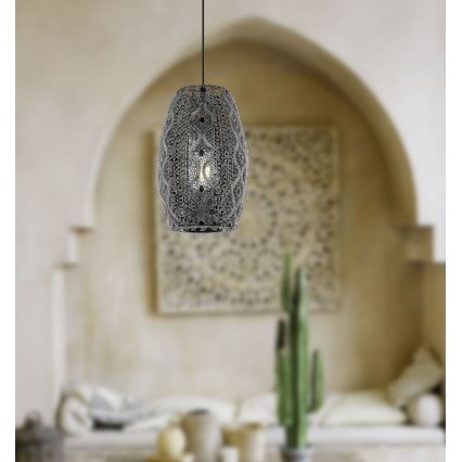 Eglo 43391 - Kattokruunu narulla RIYADH 1xE27/40W/230V