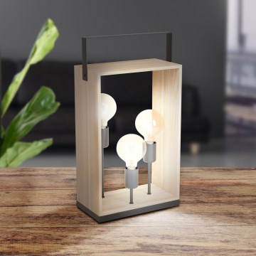 Eglo 43416 - Pöytävalaisin FAMBOROUGH 3xE27/40W/230V