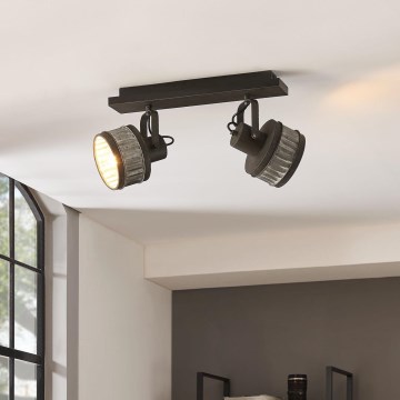 Eglo 43445 - Kohdevalaisin TURROCK 2xE27/28W/230V