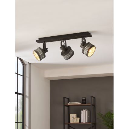 Eglo - Kohdevalo 3xE27/28W/230V