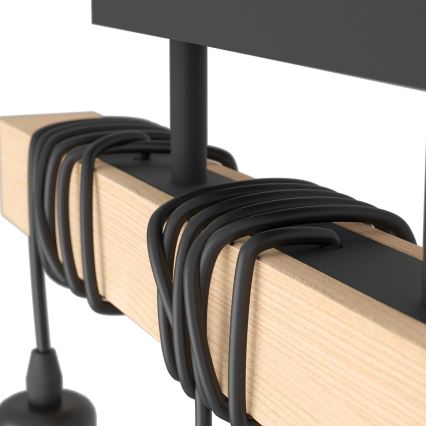 Eglo - LED-pinta-asennettava kattokruunu TOWNSHEND 3xE27/60W/230V