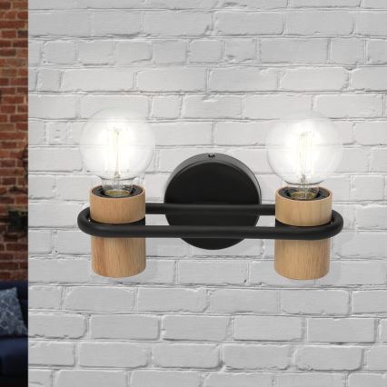 Eglo - Seinävalaisin 2xE27/40W/230V