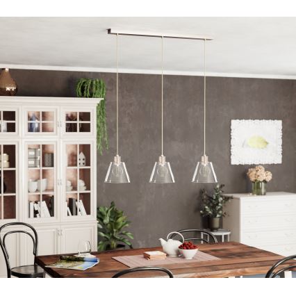 Eglo - Kattokruunu johdossa 3xE27/40W/230V