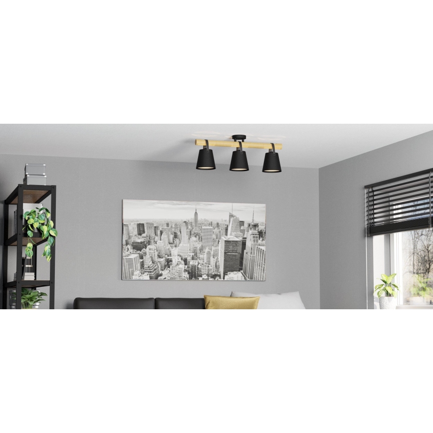 Eglo - Pinta-asennettava kattokruunu 3xE27/10W/230V