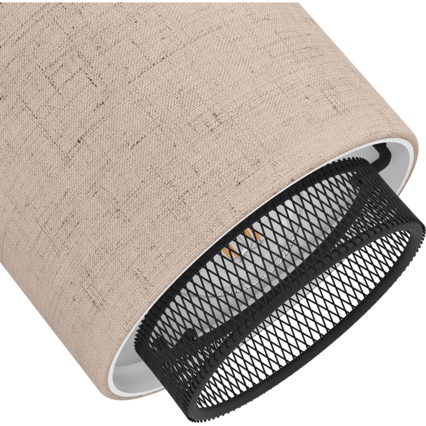 Eglo - Seinäkohdevalo 1xE14/40W/230V musta/beige