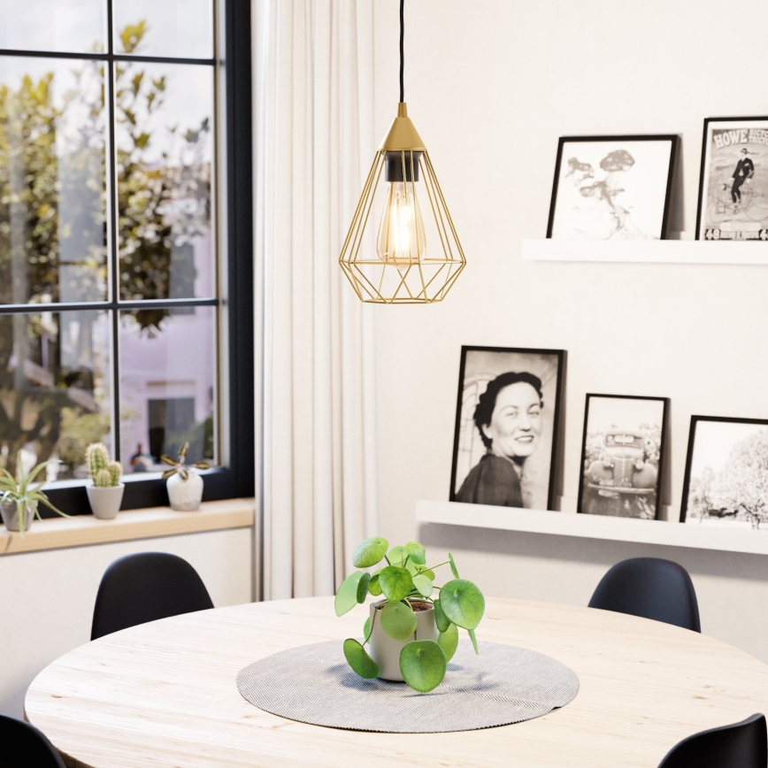 Eglo - Kattokruunu johdossa 1xE27/60W/230V d. 17,5 cm