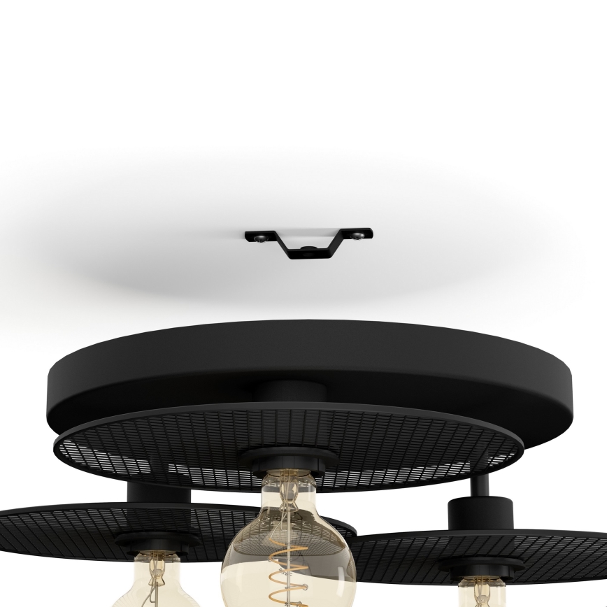 Eglo - Kattovalo 3xE27/40W/230V