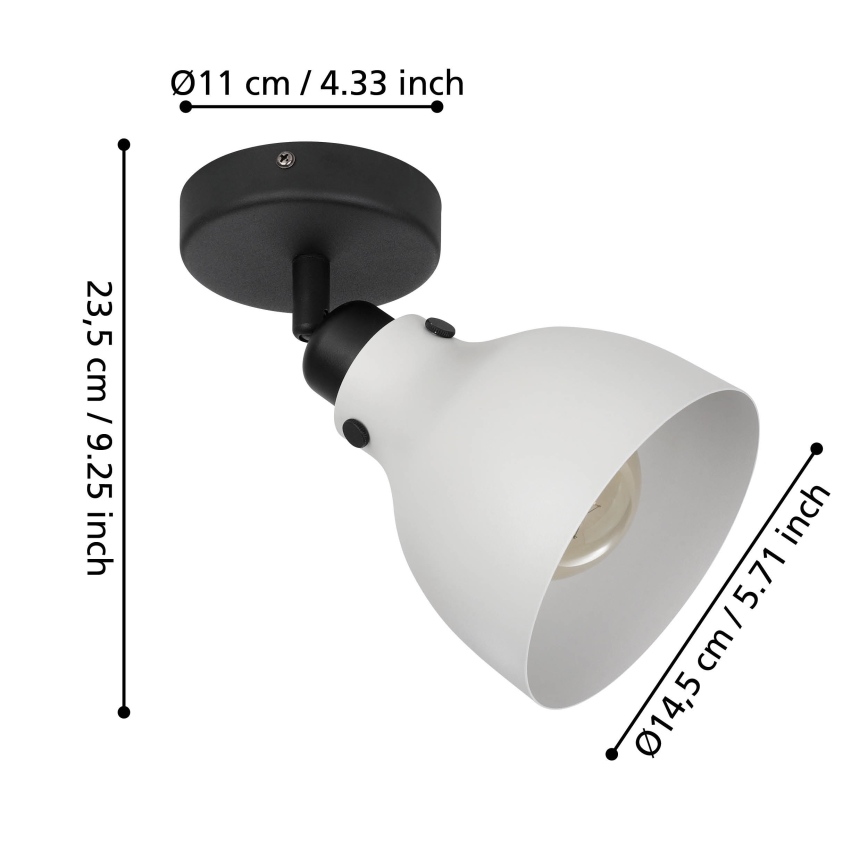 Eglo 43827 - Kohdevalo MATLOCK 1xE27/40W/230V