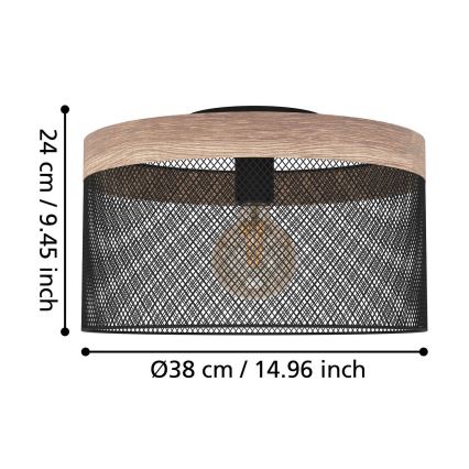 Eglo - Kattovalaisin 1xE27/40W/230V