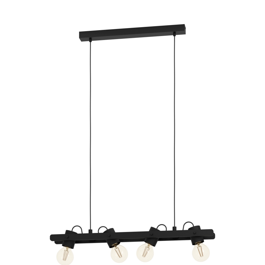 Eglo - Kattokruunu johdossa 4xE27/15W/230V