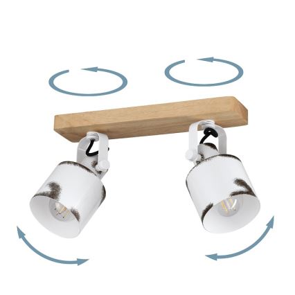 Eglo - Kohdevalo 2xE27/40W/230V