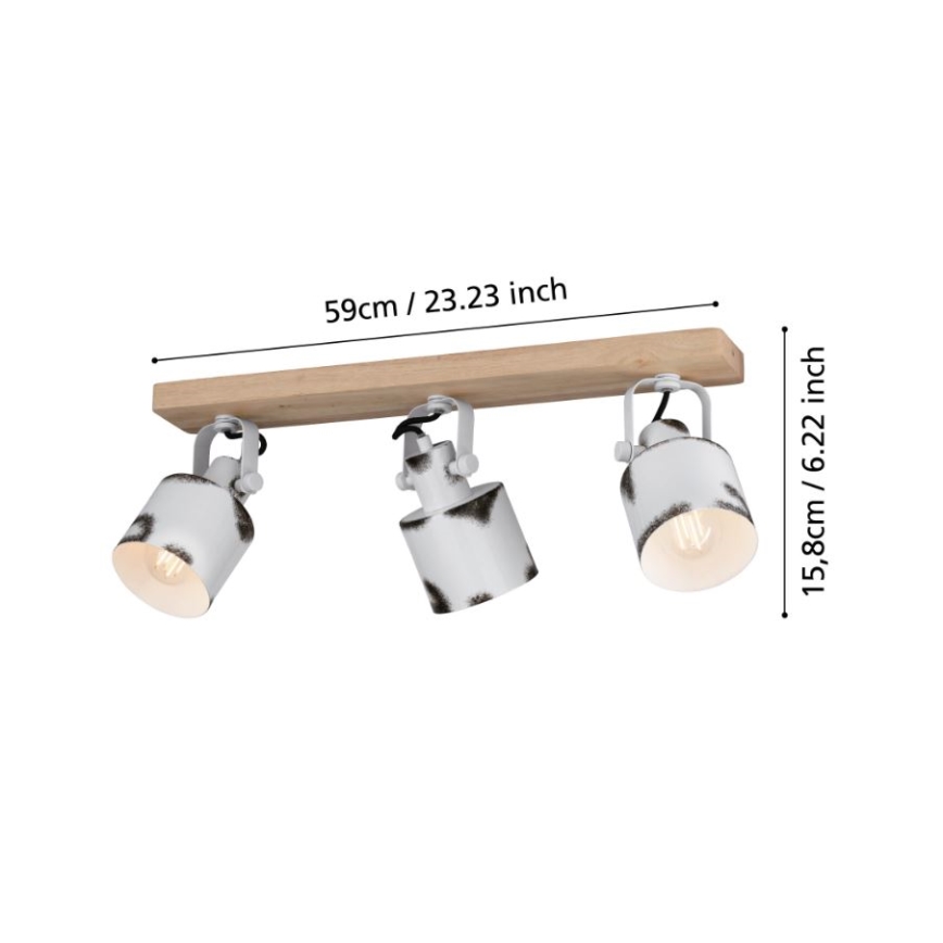 Eglo - Kohdevalo 3xE27/40W/230V