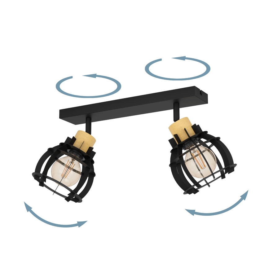 Eglo - Kohdevalo 2xE27/40W/230V