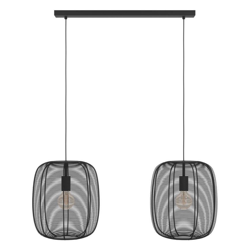 Eglo - Kattokruunu johdossa 2xE27/40W/230V