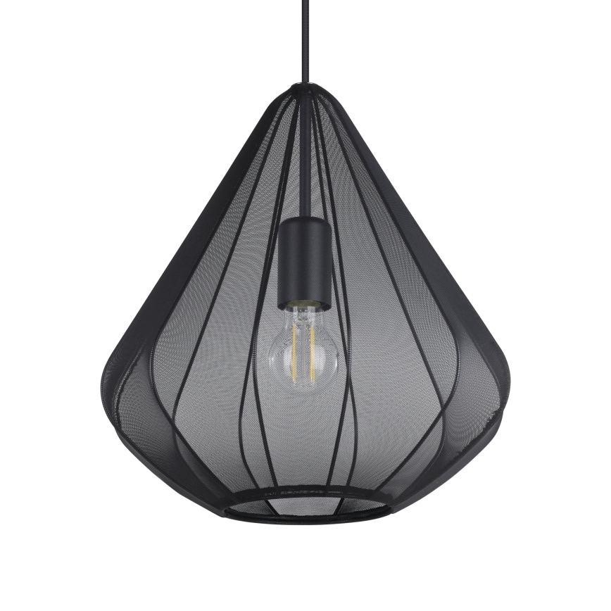 Eglo - Kattokruunu johdossa 1xE27/40W/230V halkaisija 33,5 cm musta
