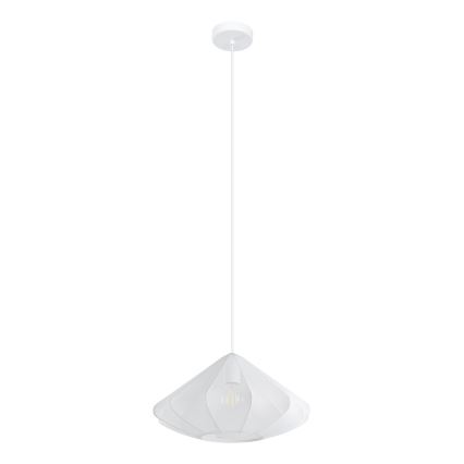 Eglo - Kattokruunu johdossa 1xE27/40W/230V halkaisija 42,5 cm valkoinen