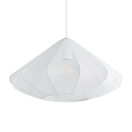 Eglo - Kattokruunu johdossa 1xE27/40W/230V halkaisija 42,5 cm valkoinen