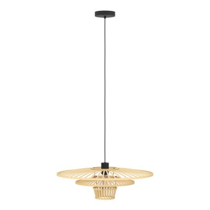 Eglo - Riippuvalaisin vaijerilla 1xE27/40W/230V bambu