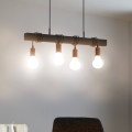 Eglo 44061 - Riippuvalaisin TOWNSHEND kaapelilla 4xE27/40W/230V musta