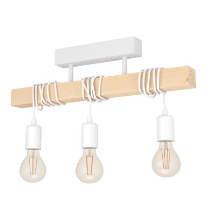 Eglo - Pintakiinnitteinen kattovalaisin TOWNSHEND 3xE27/60W/230V