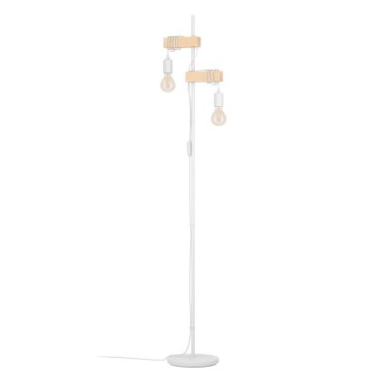 Eglo 44083 - Lattiavalaisin TOWNSHEND 2xE27/10W/230V valkoinen
