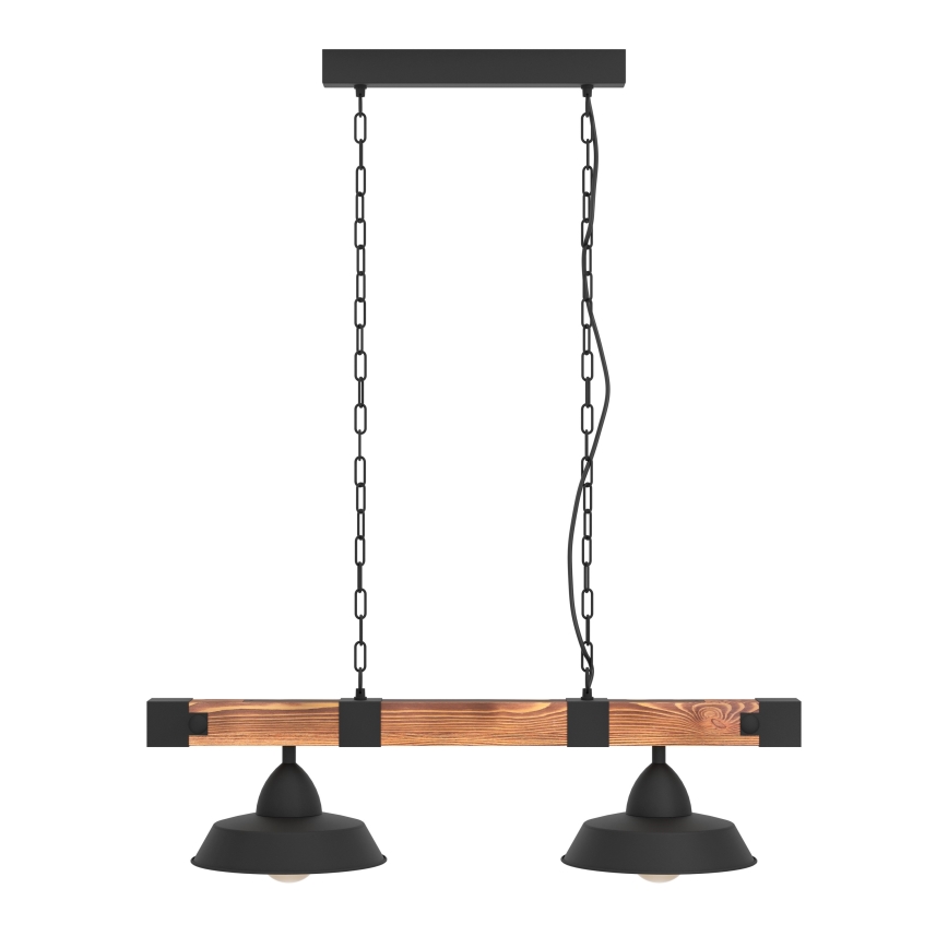 Eglo - Riippuvalaisin ketjulla 2xE27/60W/230V